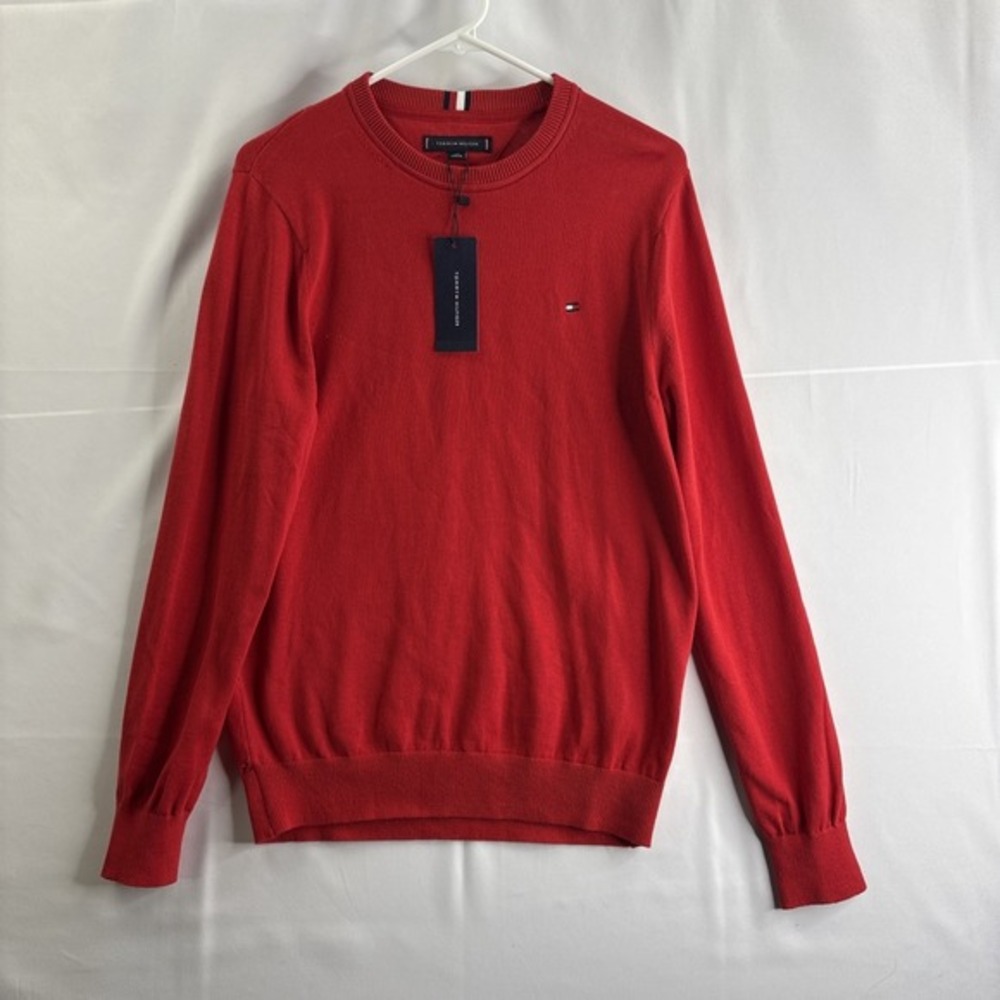 Tommy Hilfiger Small‎ Red Men's Long Sleeve Shirt